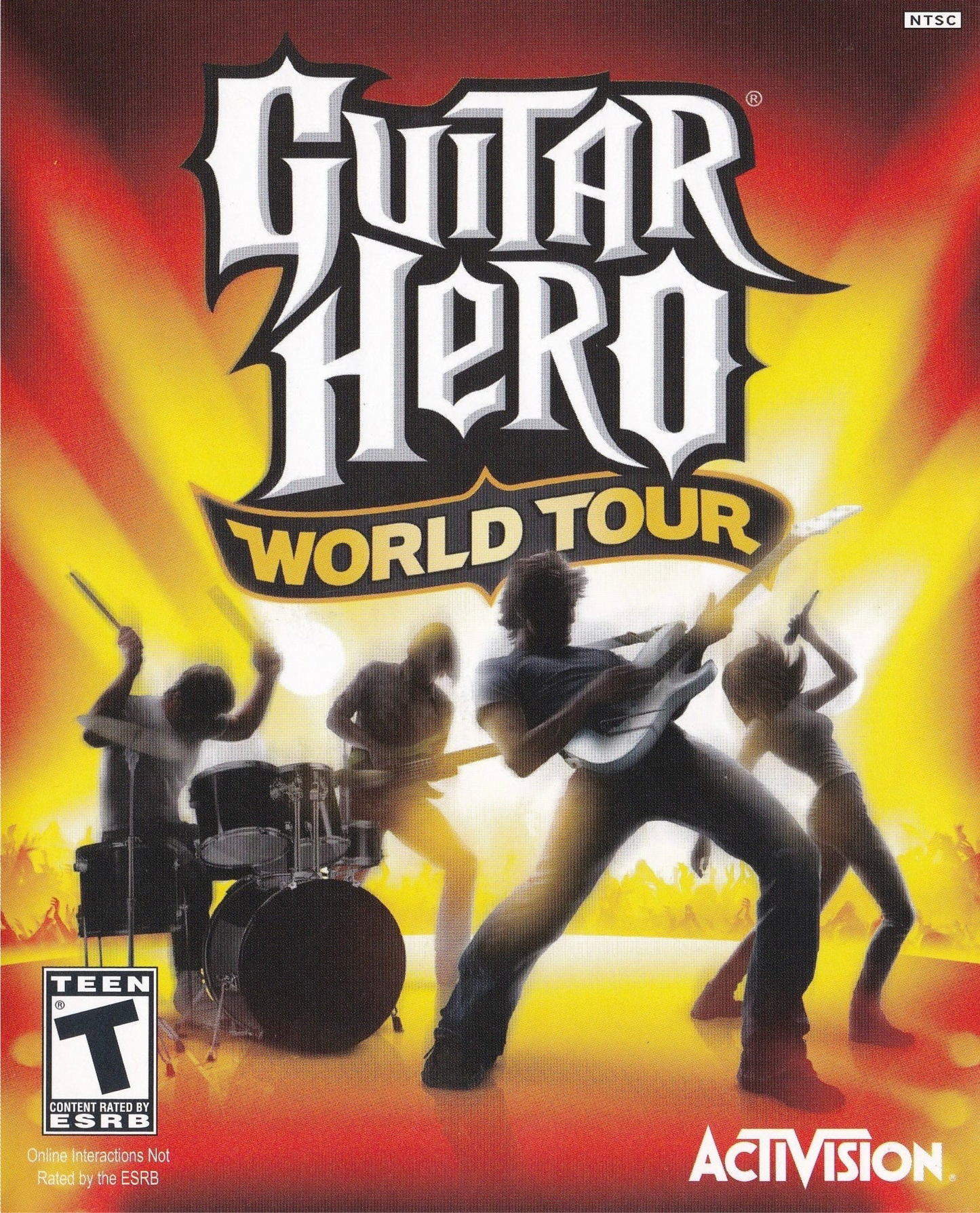 WII Guitar Hero World Tour