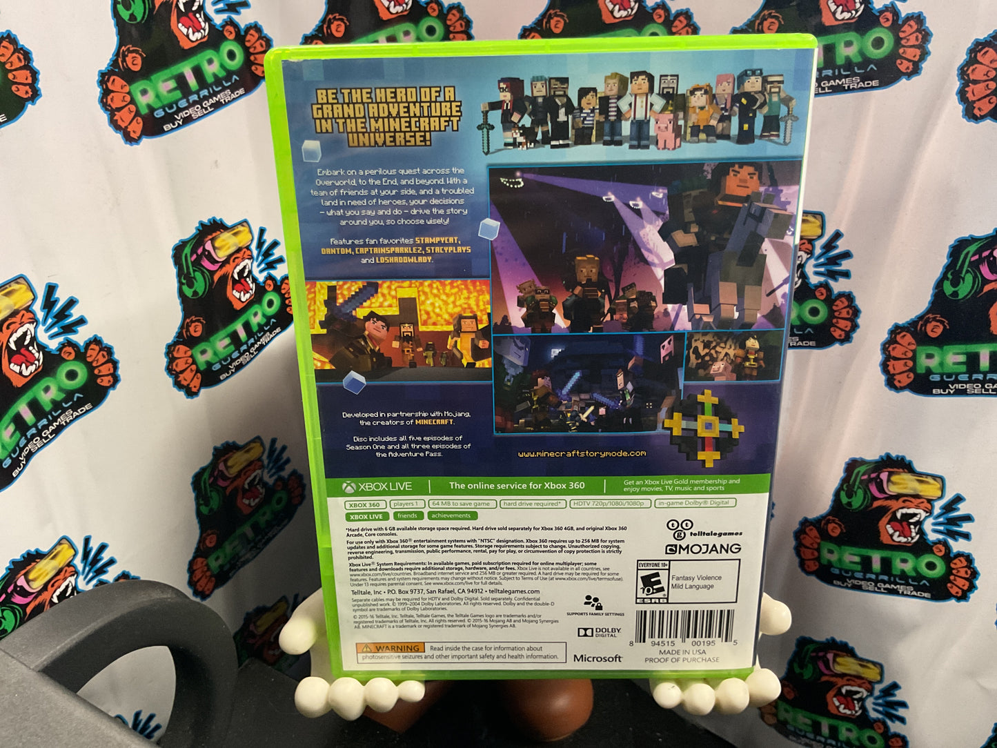 Xbox 360 Minecraft Story Mode: The Complete Adventure
