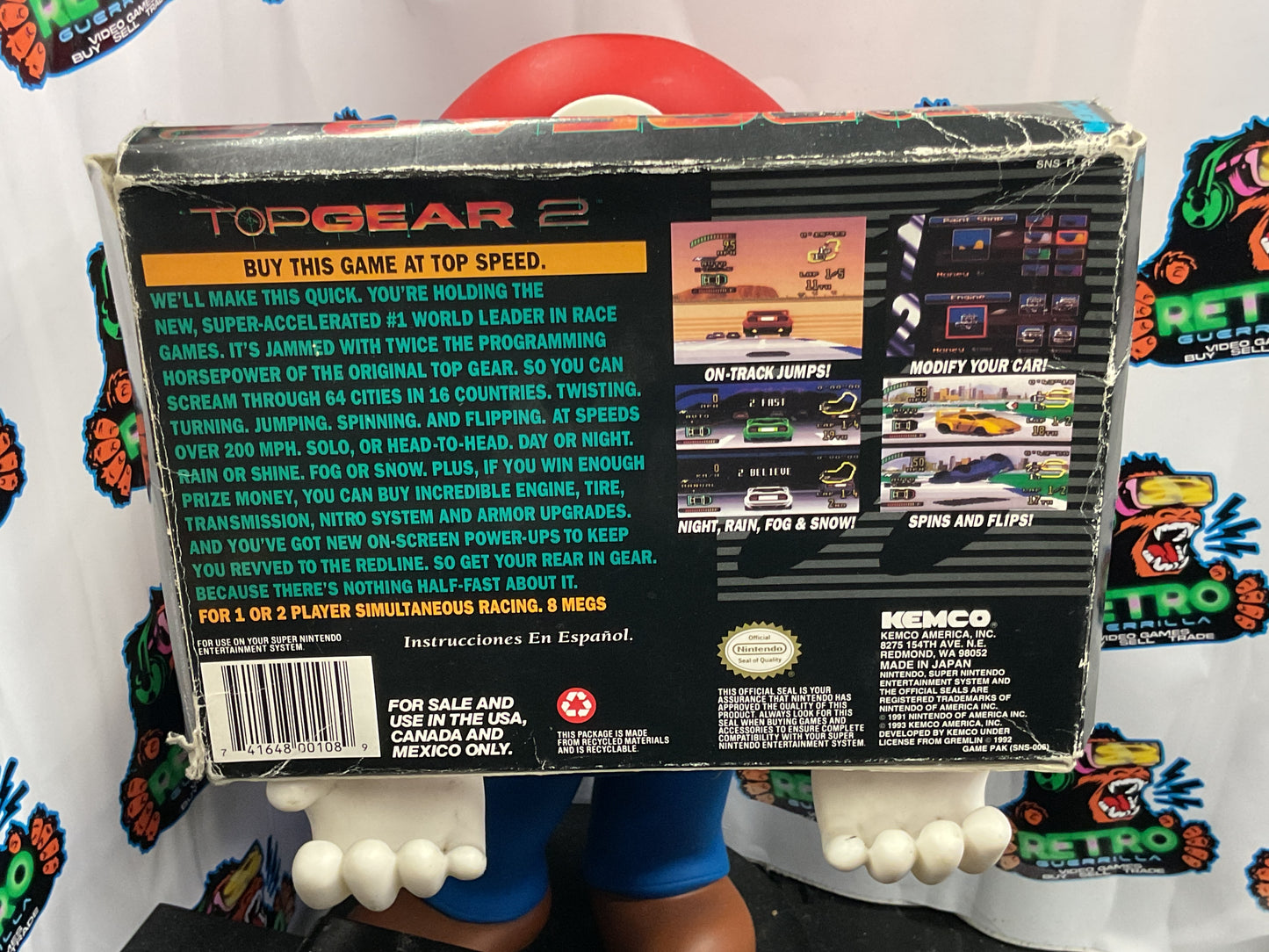 SNES Top Gear 2
