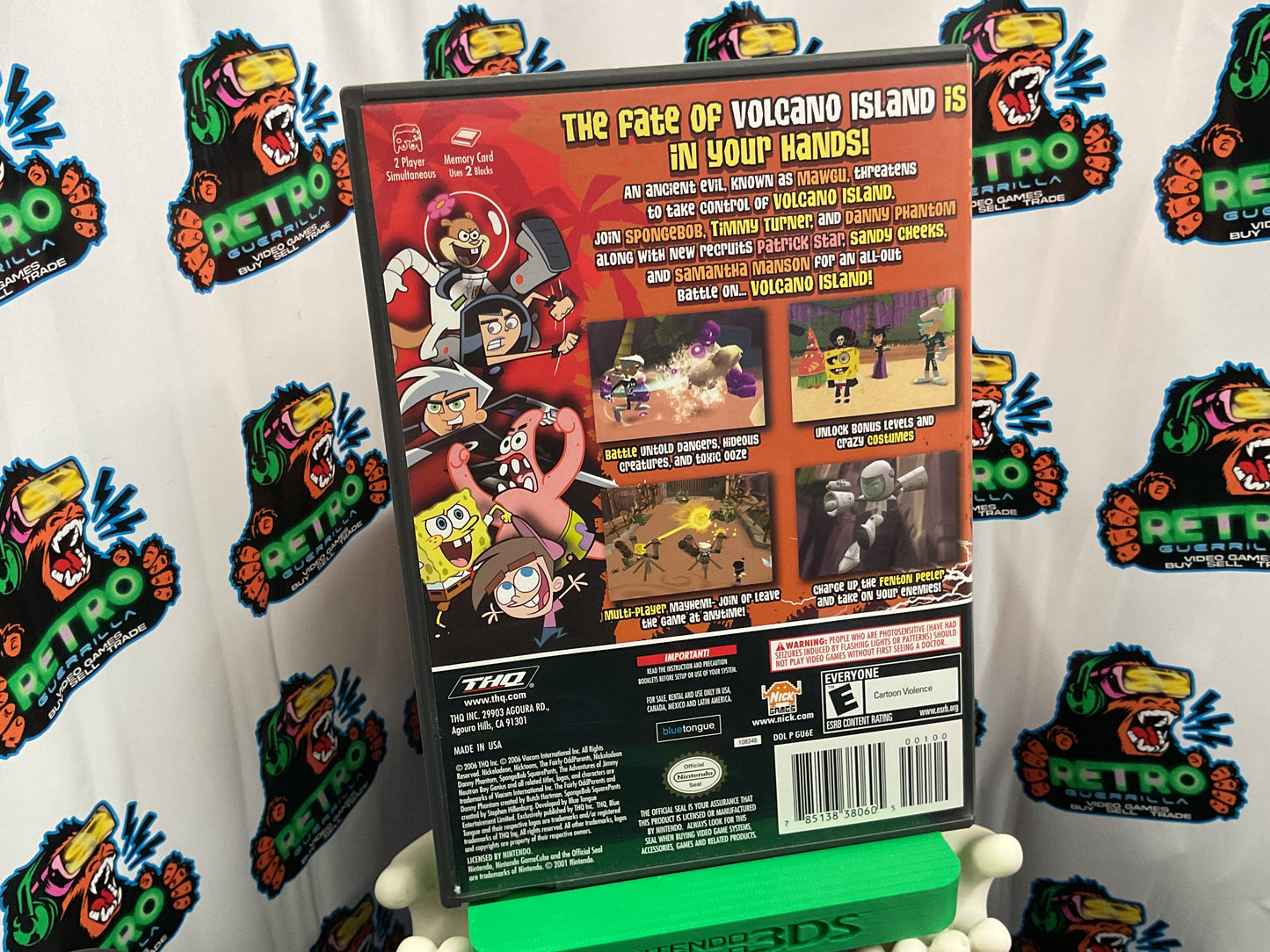Gamecube Nicktoons Battle For Volcano Island