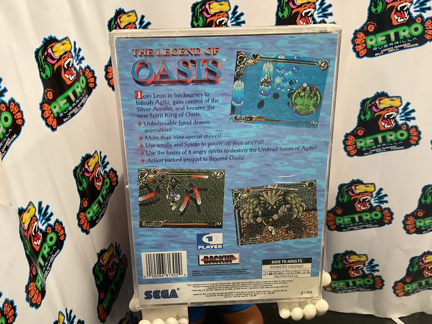 SEGA Saturn The Legend of Oasis