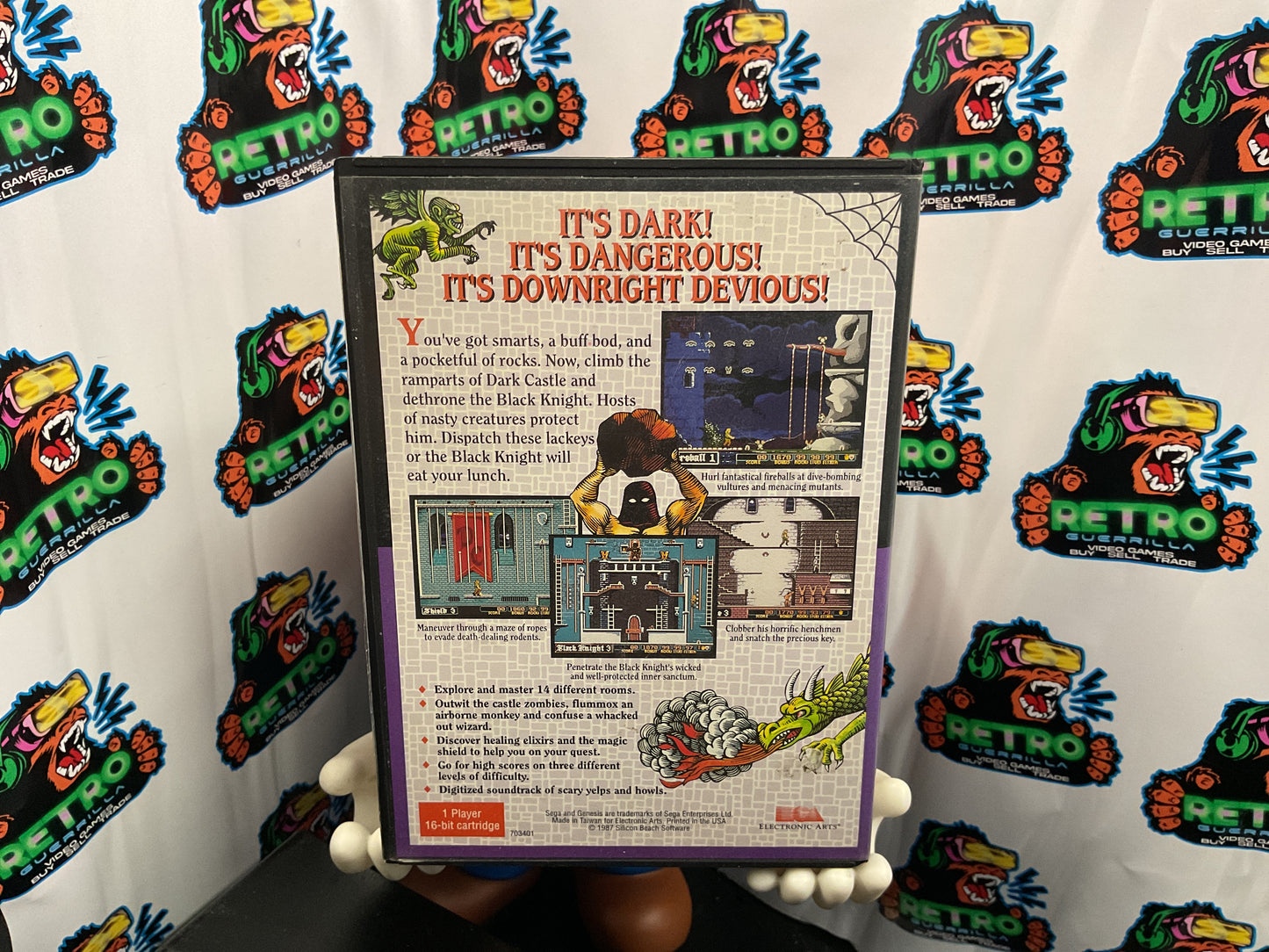 SEGA Genesis Dark Castle *CIB*