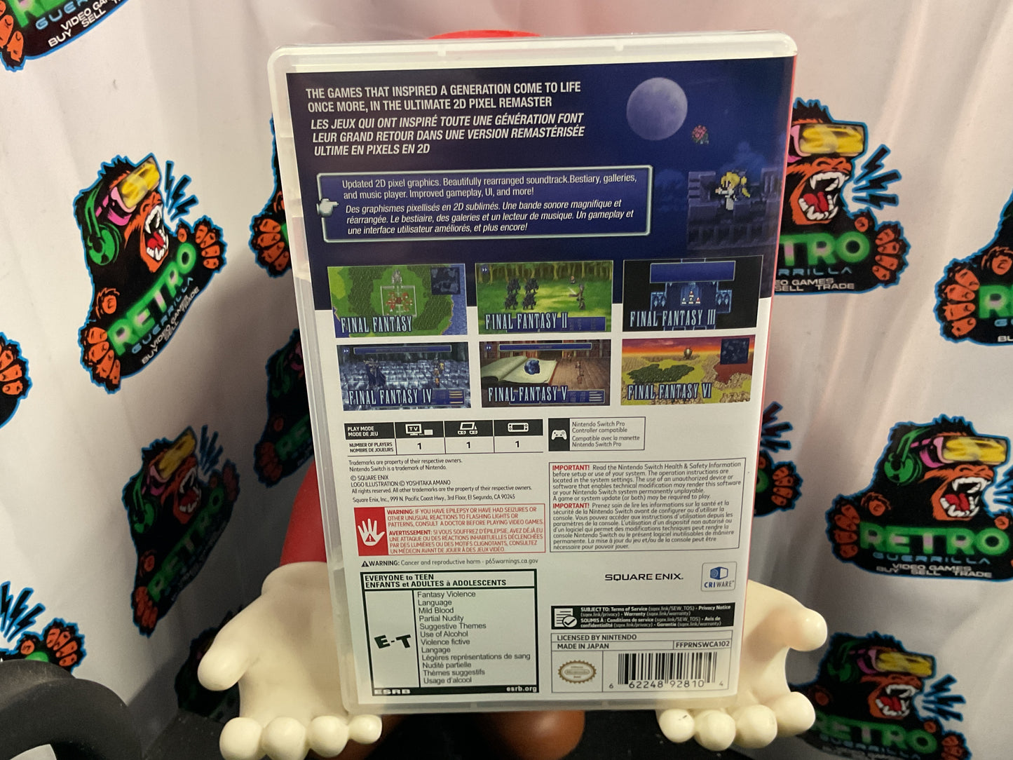 Switch Final Fantasy I-VI Collection Pixel Remaster (Anniversary Edition)