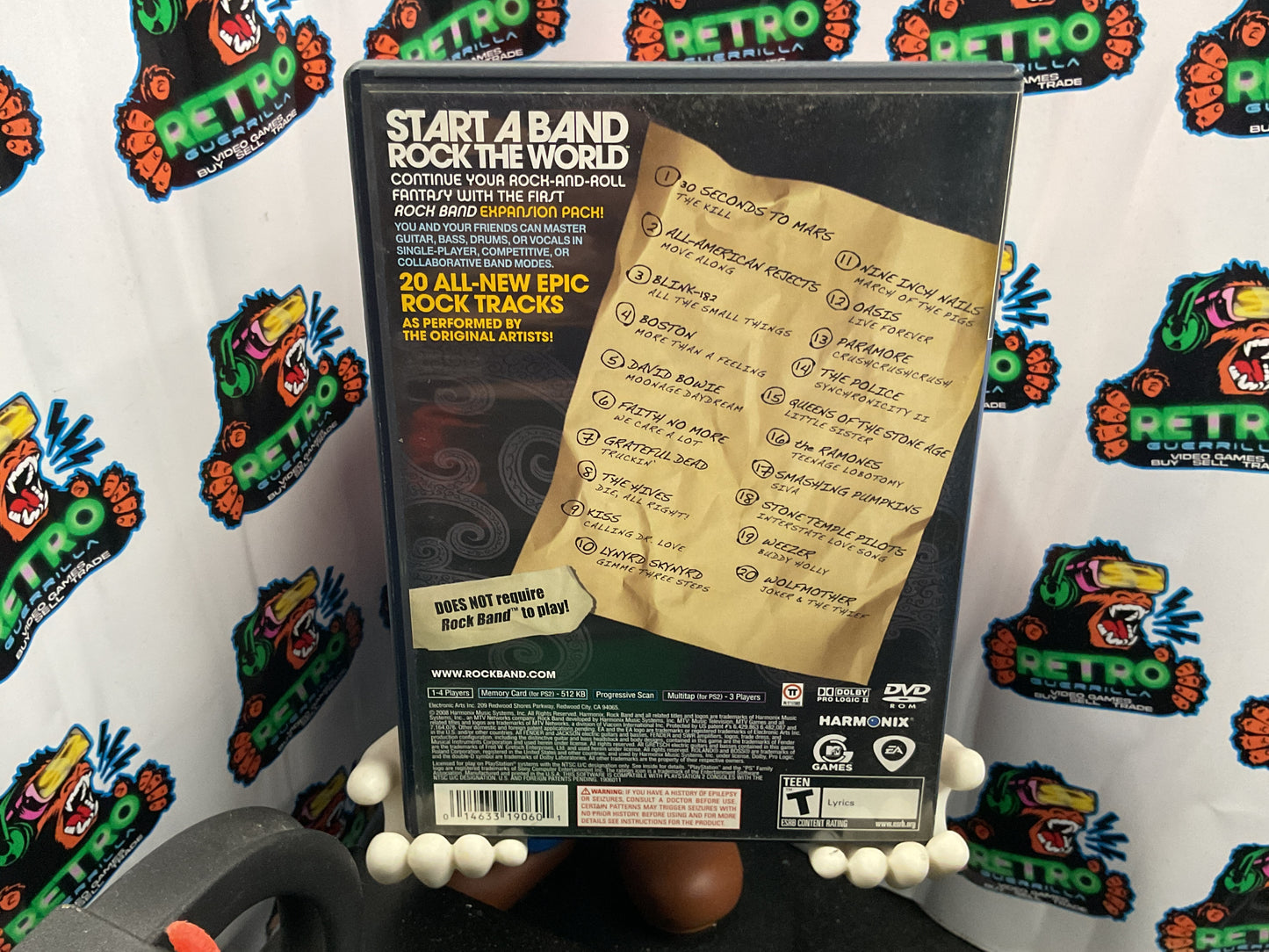 PS2 Rock Band Track Pack vol 1