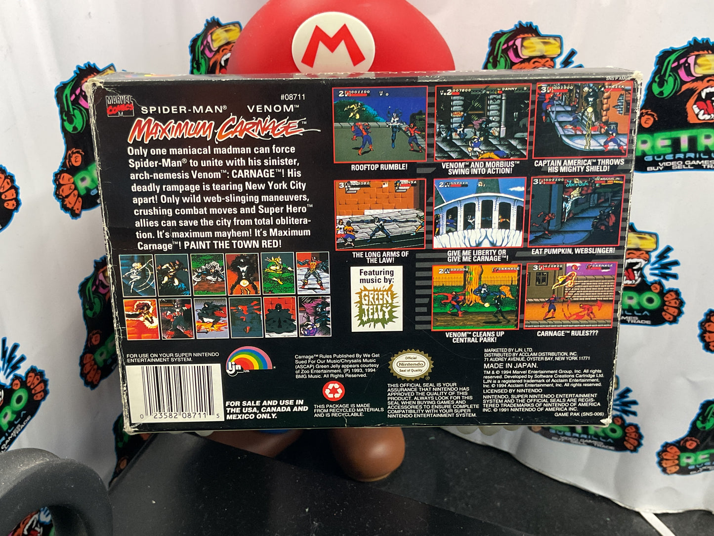 SNES Spider-Man: Maximum Carnage