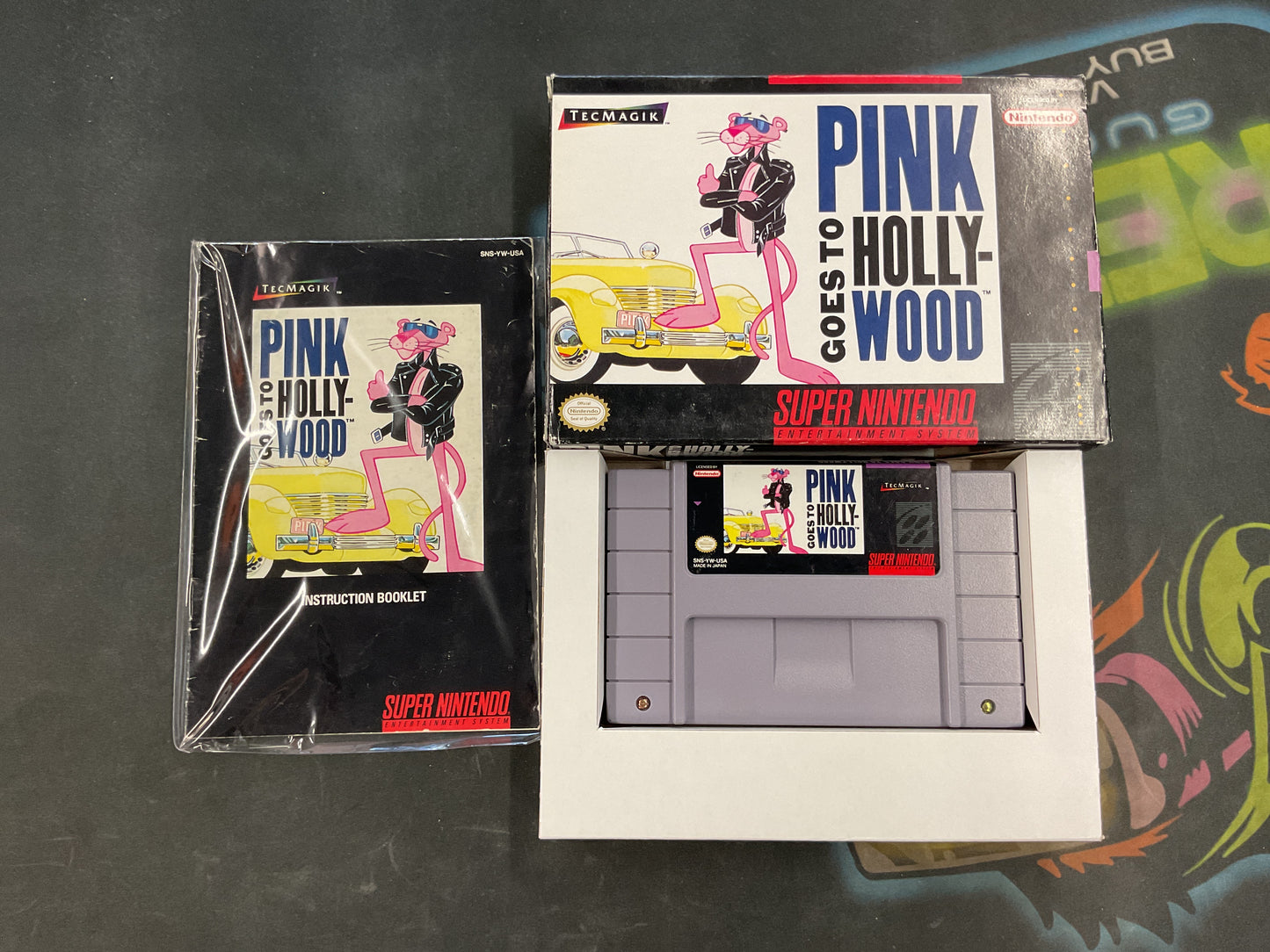 SNES Pink Goes to Hollywood