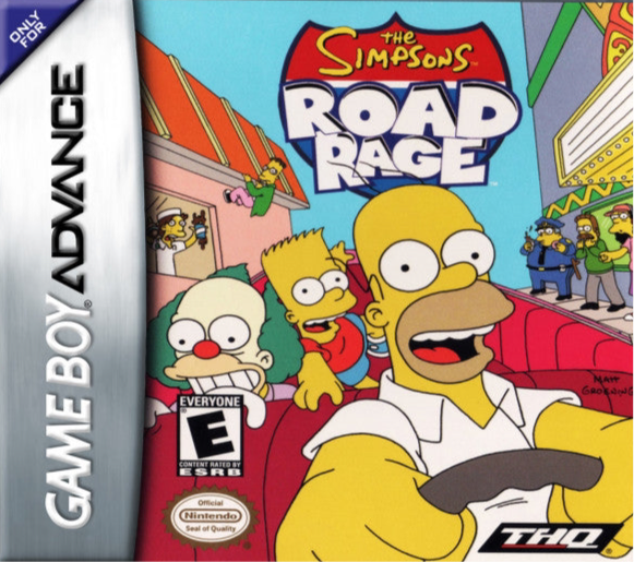 GBA The Simpsons: Road Rage