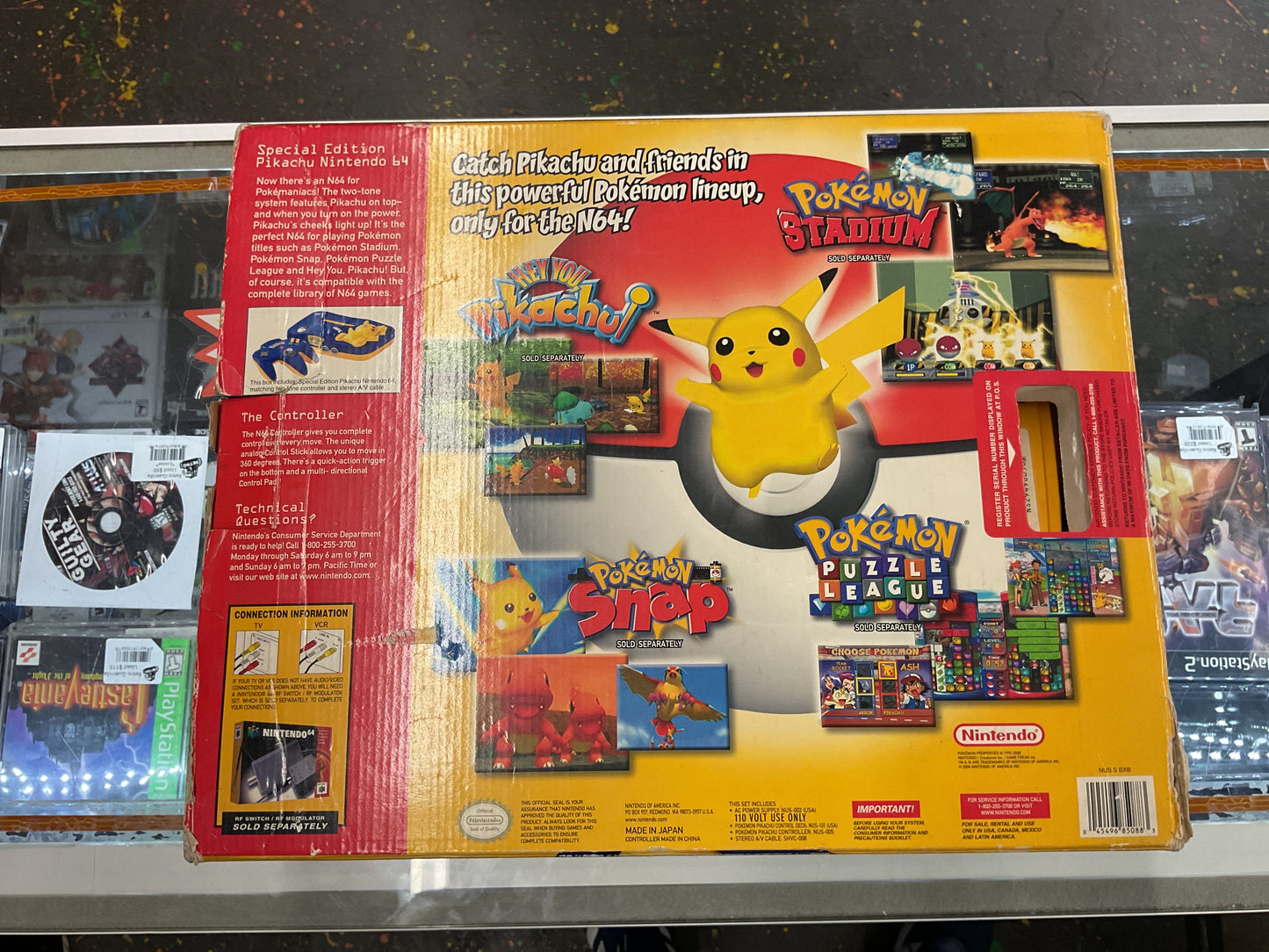 Pikachu Nintendo 64 Console