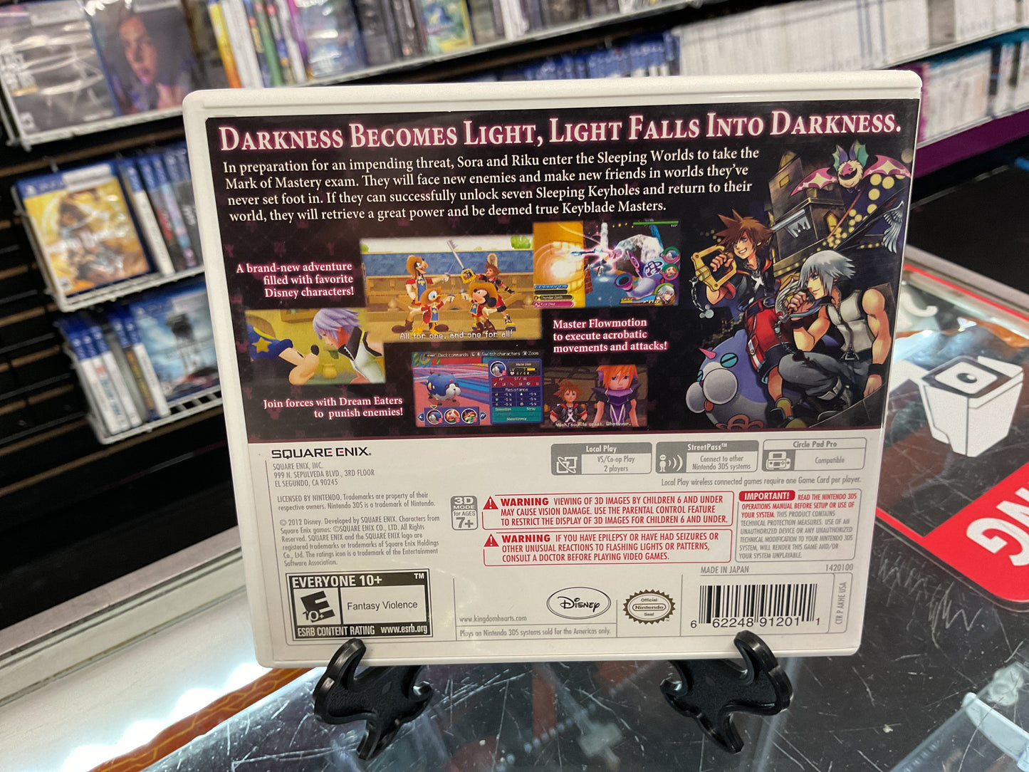 3DS Kingdom Hearts 3D Dream Drop Distance