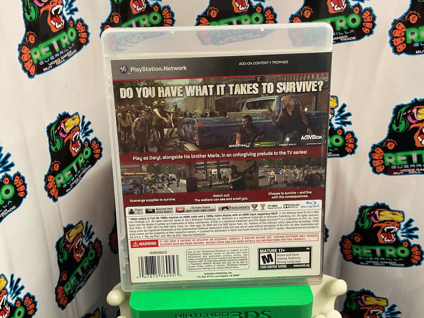 PS3 The Walking Dead: Survival Instinct