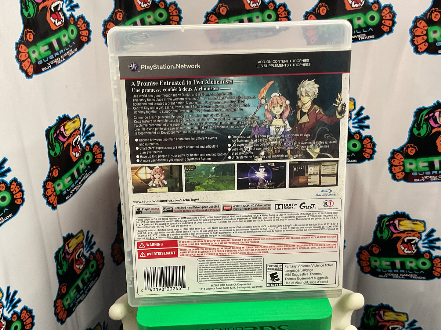 PS3 Atelier Escha & Logy: Alchemists of the Dusk Sky