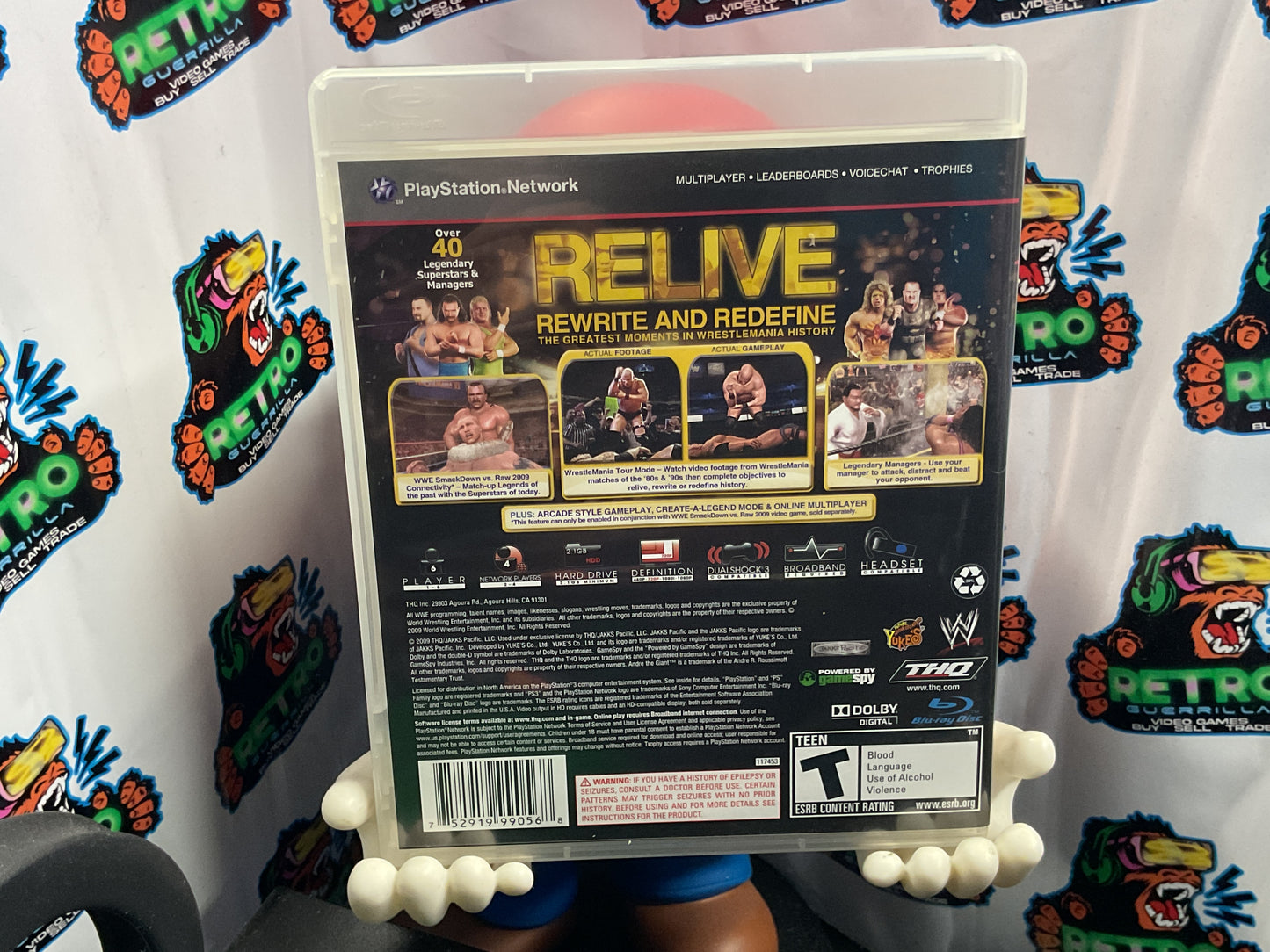 PS3 WWE Legends of Wrestlemania