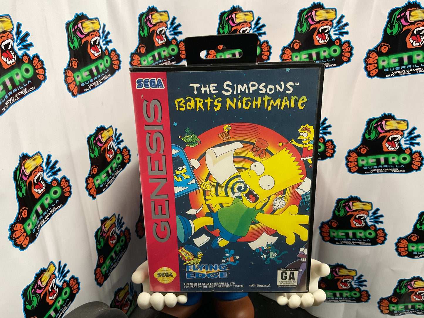 SEGA Genesis The Simpsons Bart’s Nightmare