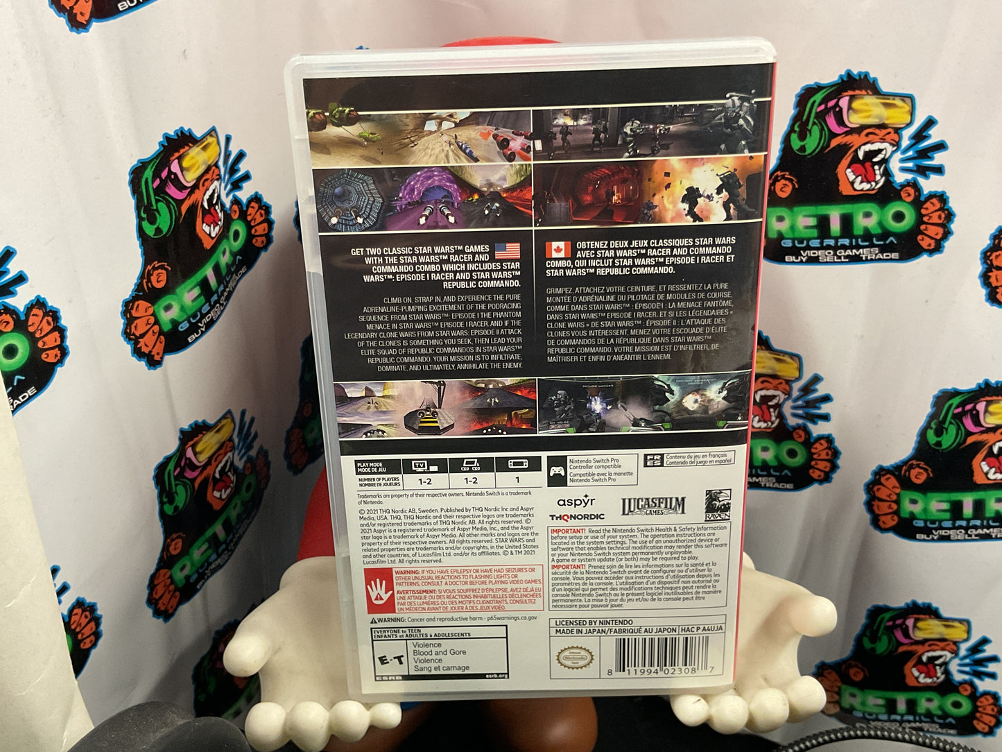 Switch Star Wars Racer & Commando Combo