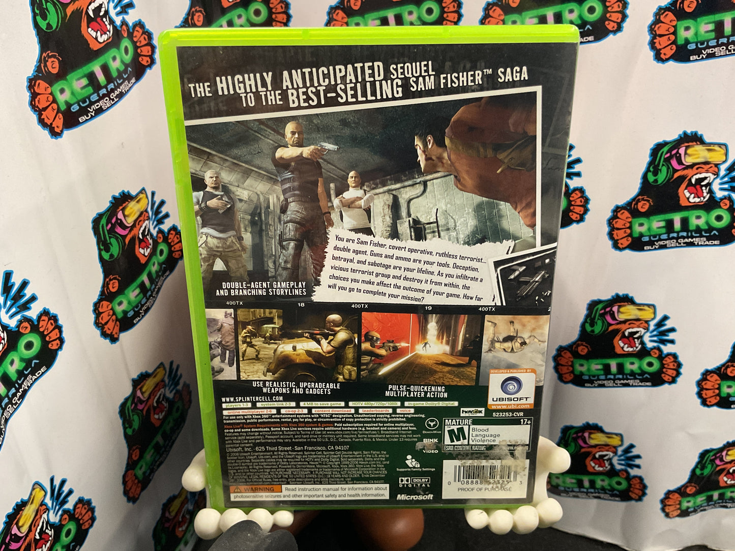 Xbox 360 Splinter Cell Double Agent