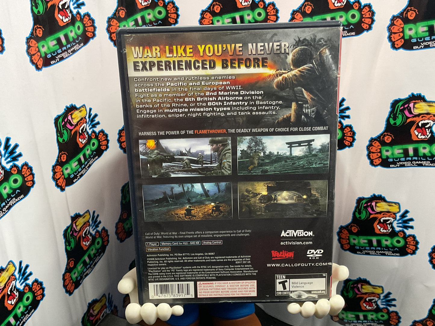 PS2 Call of Duty: World At War Final Fronts