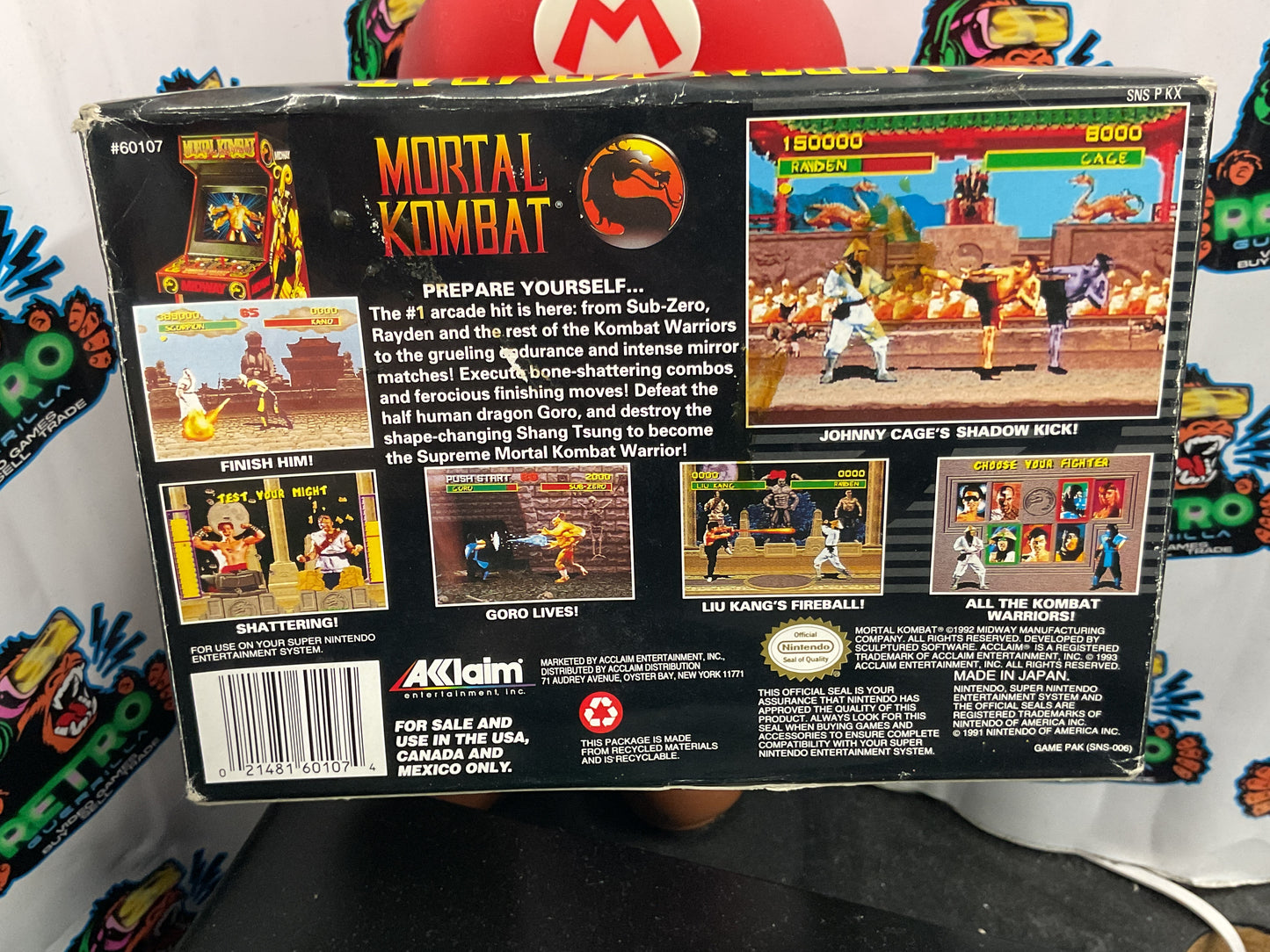 SNES Mortal Kombat