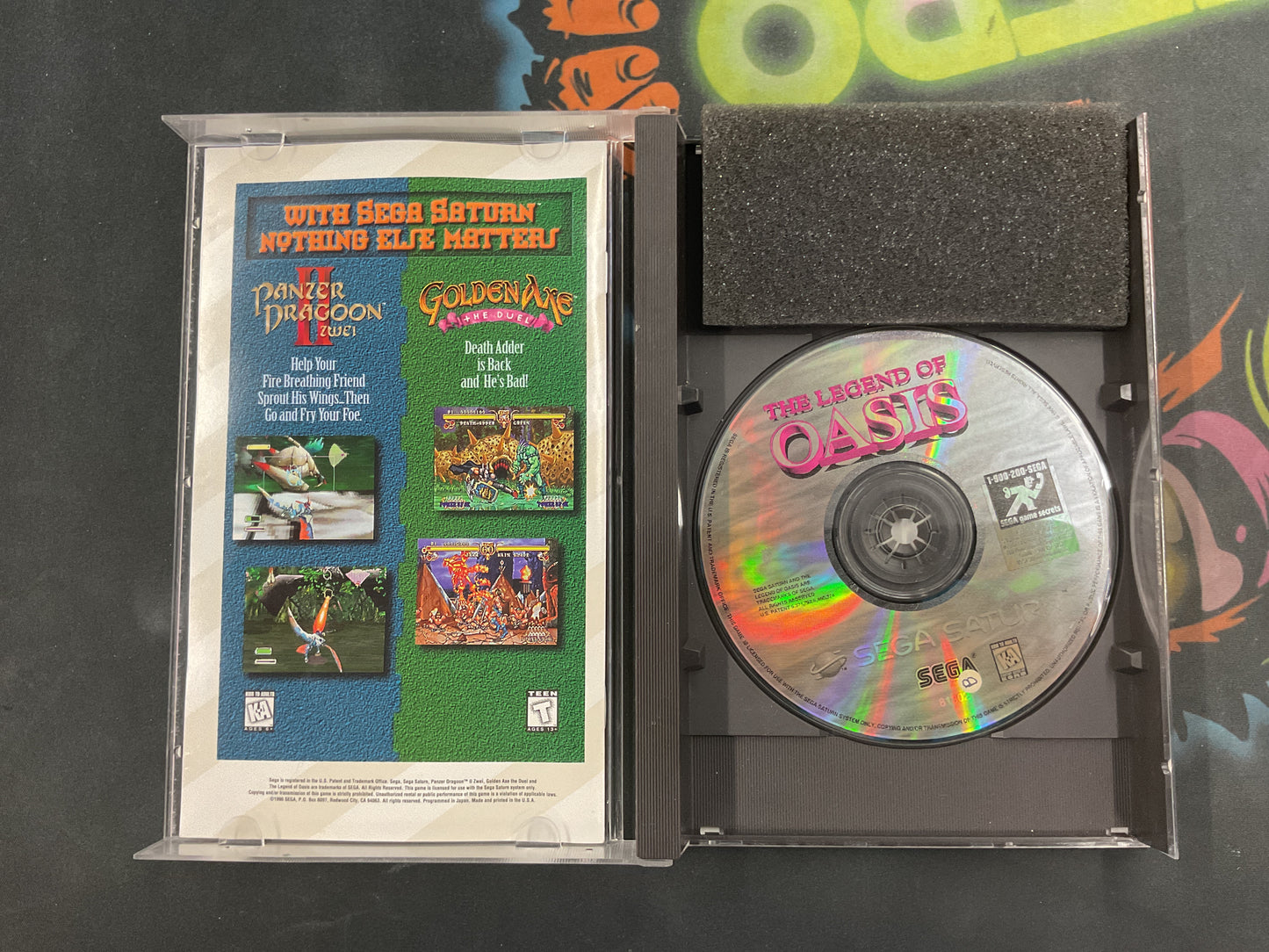 SEGA Saturn The Legend of Oasis