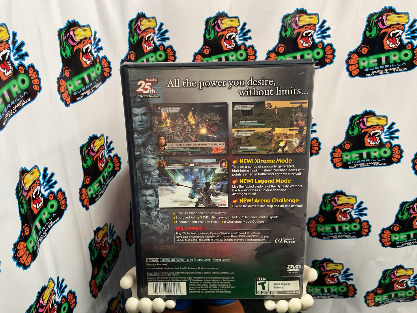 PS2 Dynasty Warriors 4 Xtreme Legends