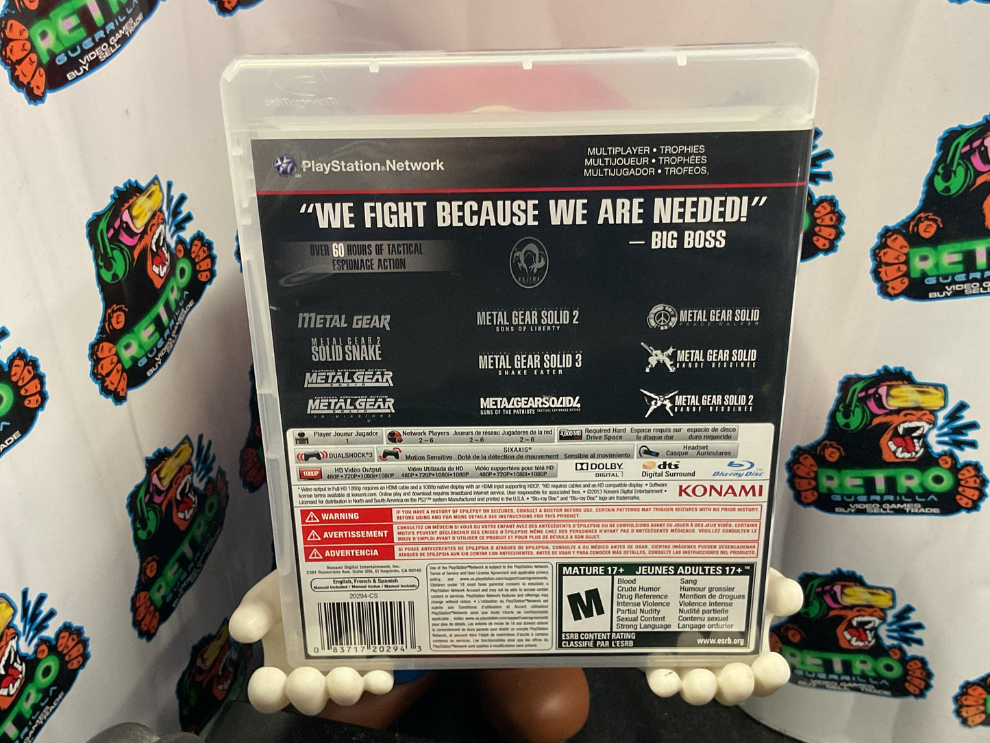 PS3 Metal Gear Legacy Collection