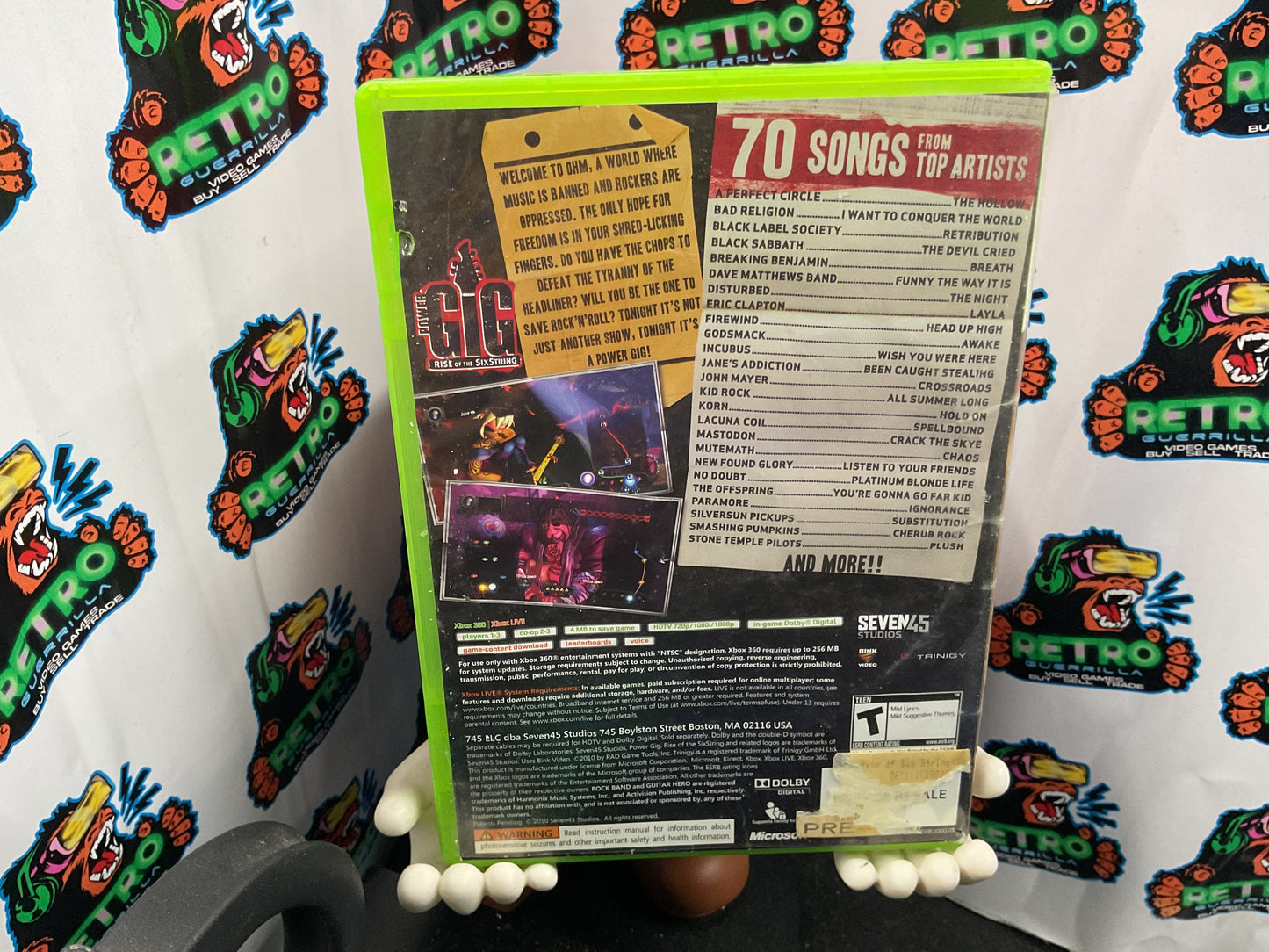 Xbox 360 Power Gig Rise of the Six String