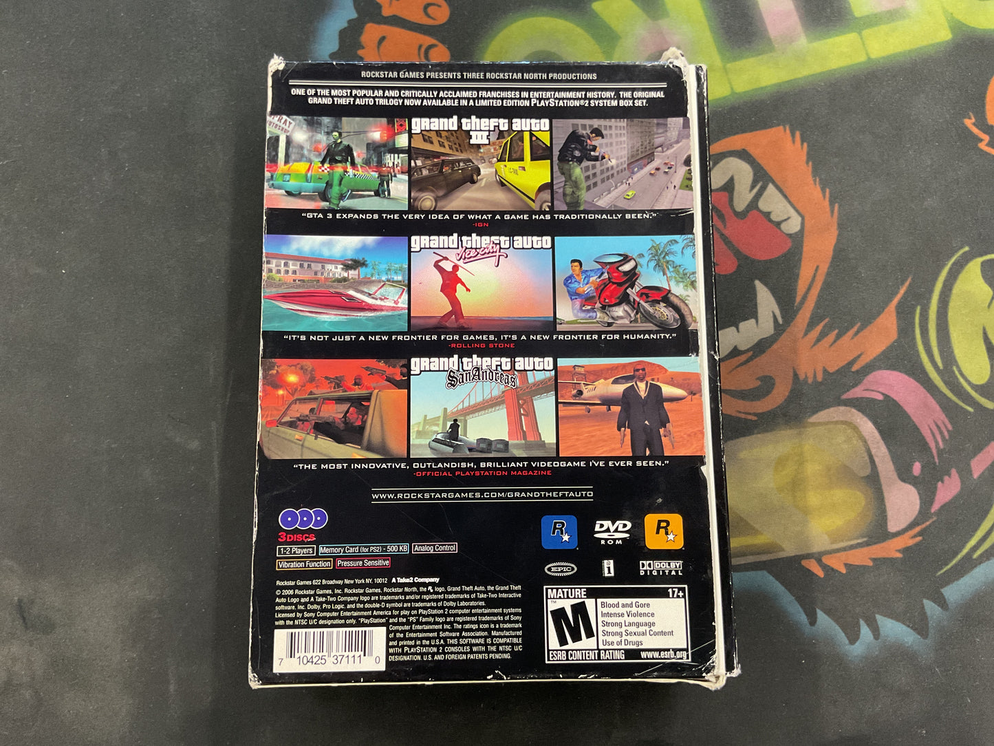 PS2 Grand Theft Auto: The Trilogy
