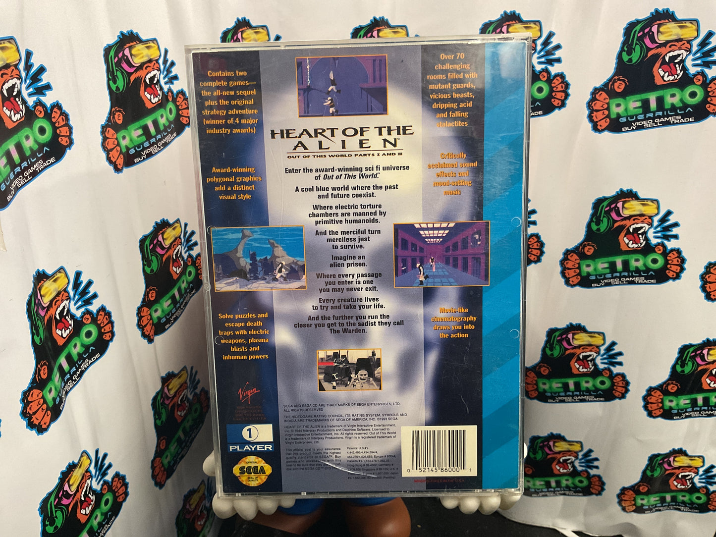 SEGA CD Heart of the Alien (Out of This World Parts 1 & 2)