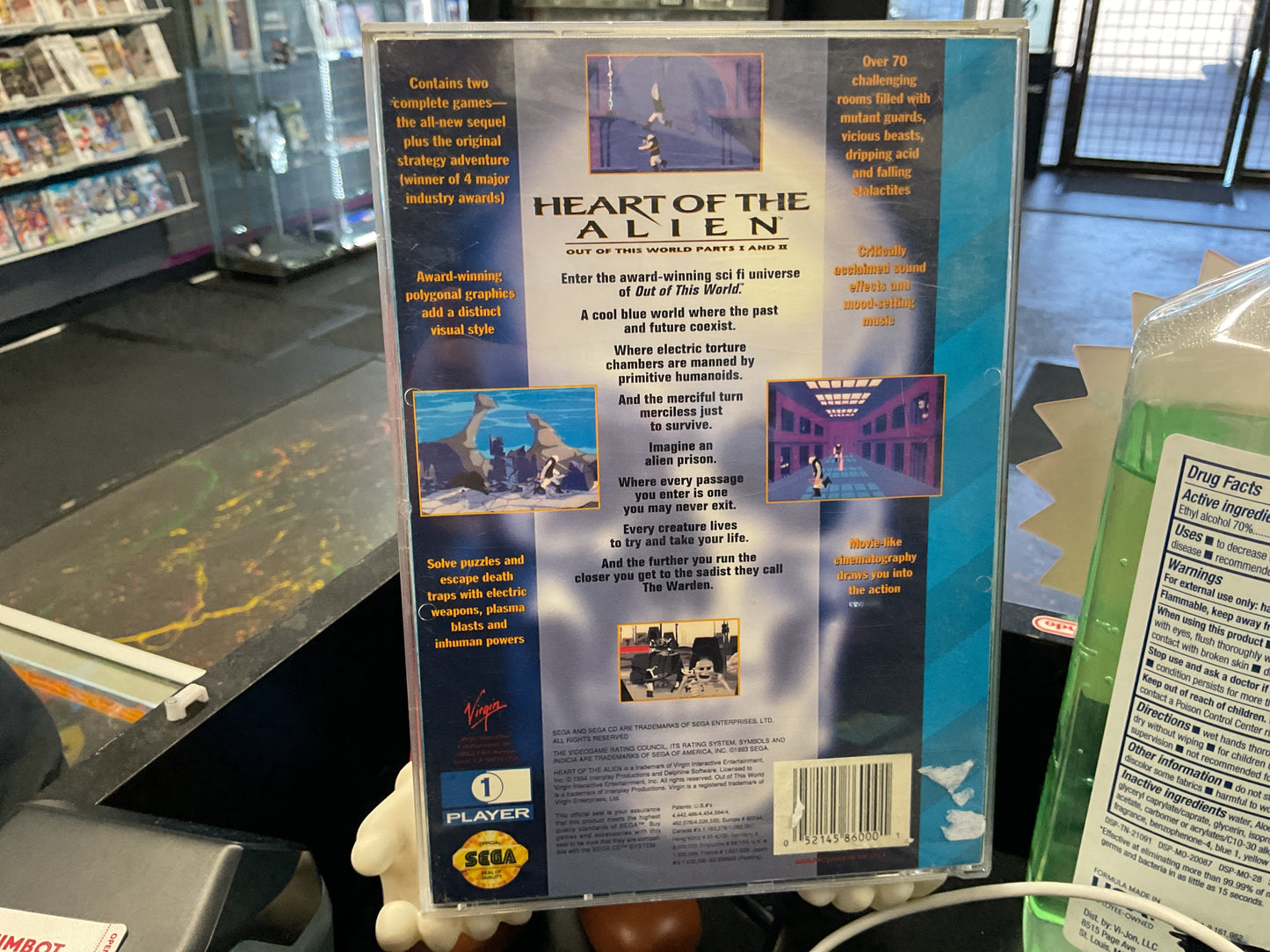 SEGA CD Heart of the Alien (Out of This World Parts 1 & 2)