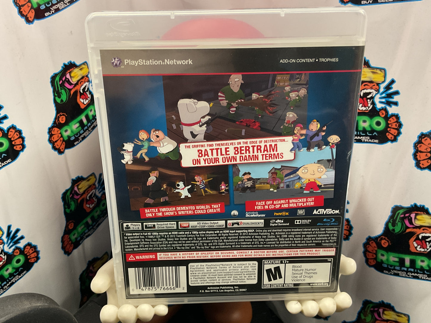 PS3 Family Guy: Back to the Multiverse