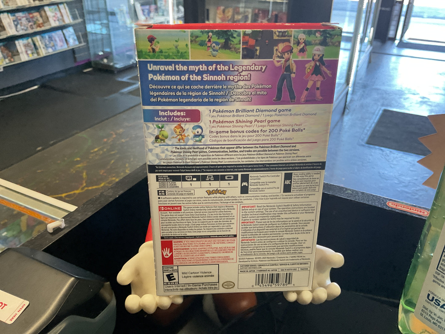 Switch Pokémon Brilliant Diamond / Shining Pearl Double Pack