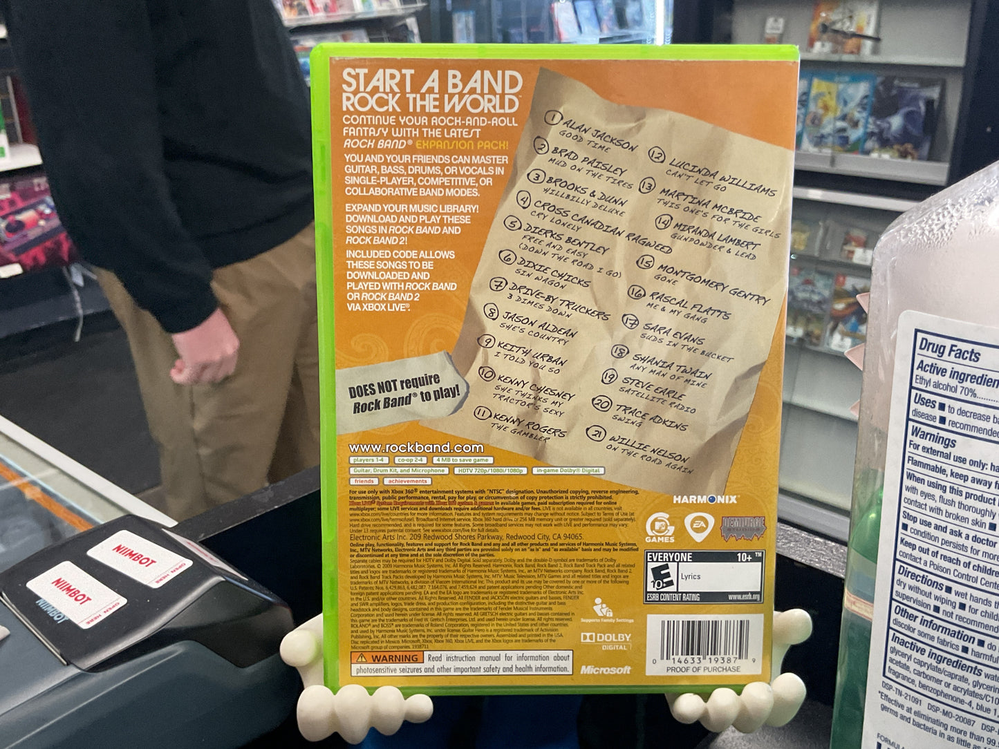 Xbox 360 Rockband Country Track Pack