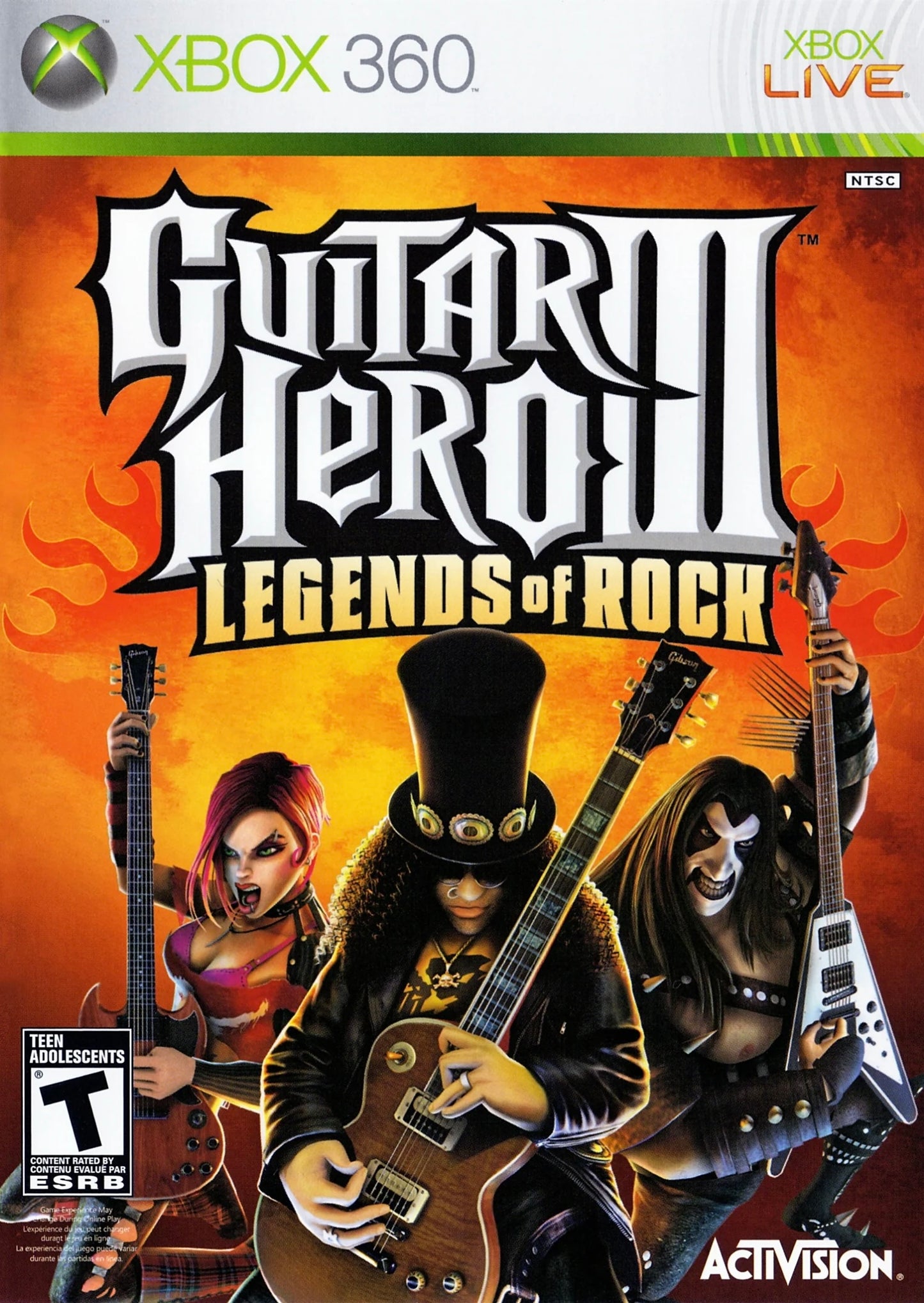 Xbox 360 Guitar Hero 3 Legends of Rock