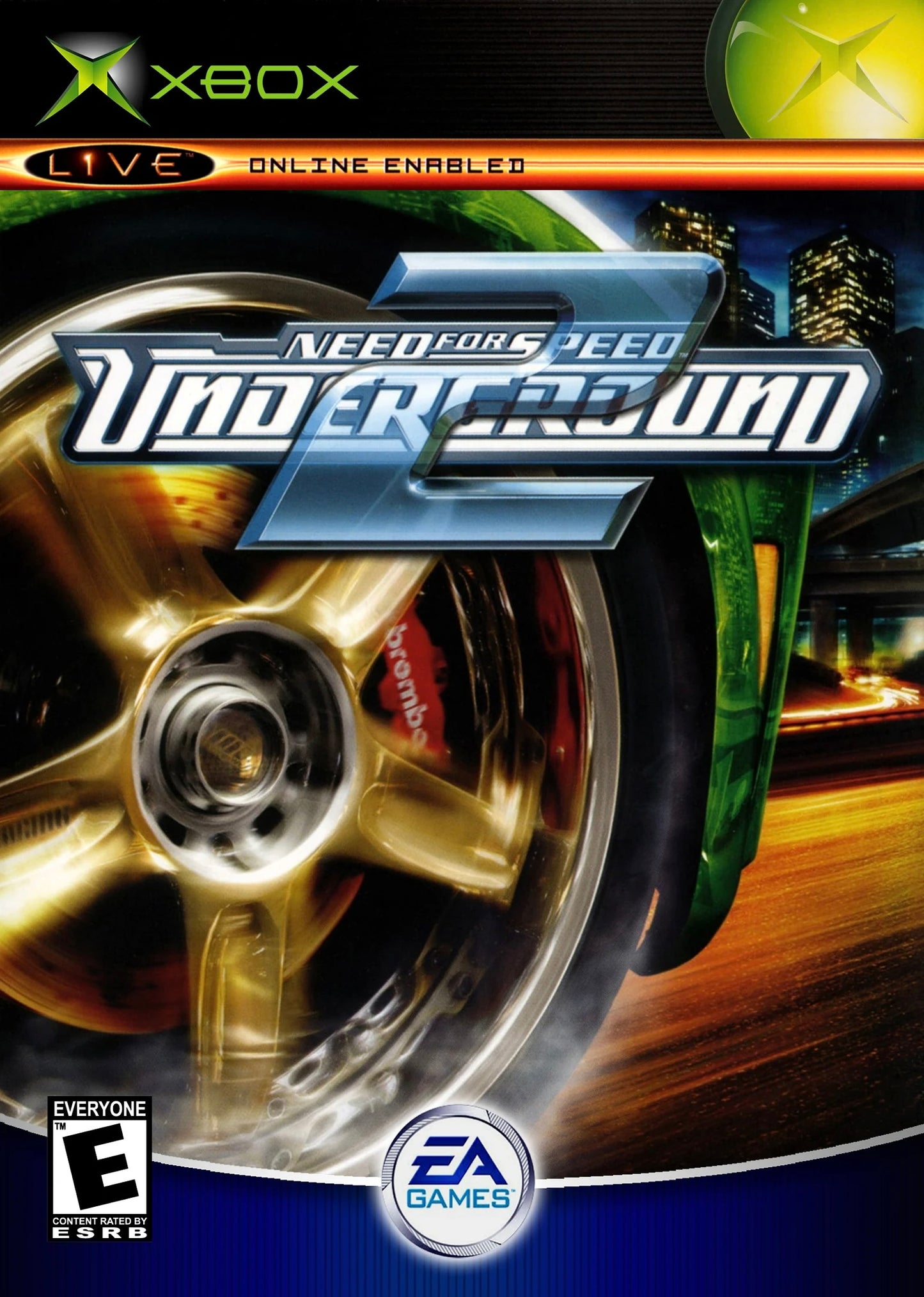 Xbox Need for Speed Underground 2