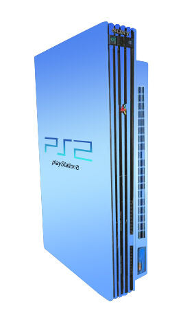 (JP) PS2 Phat Aqua Blue Console