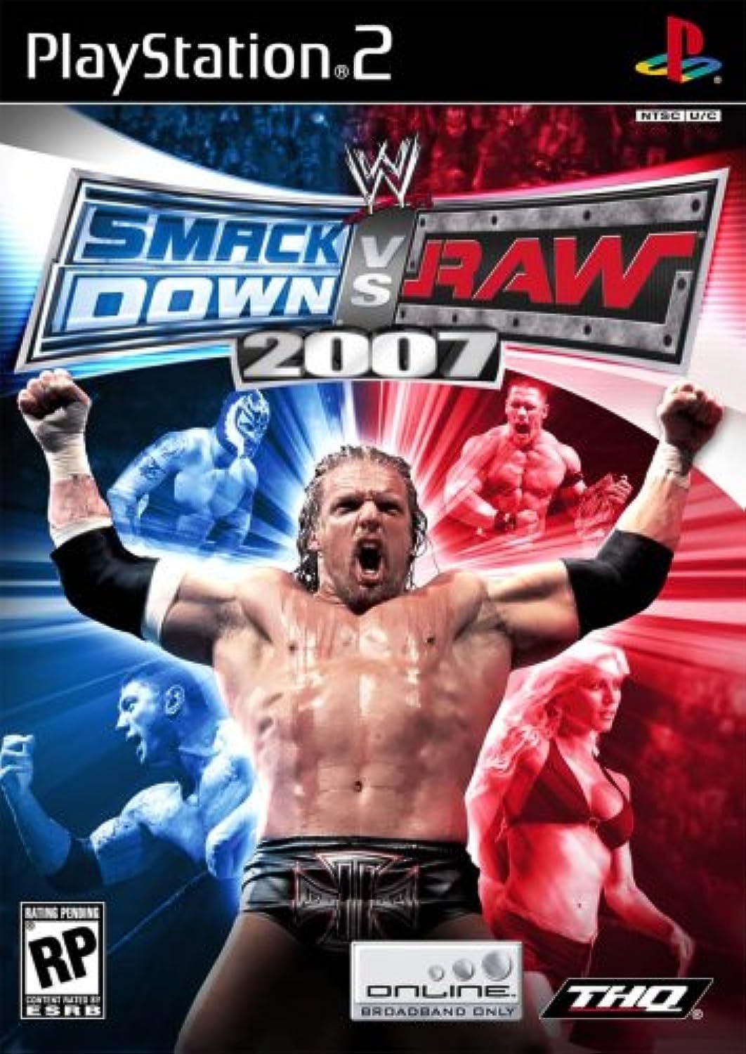 PS2 WWE Smackdown! VS Raw 2007