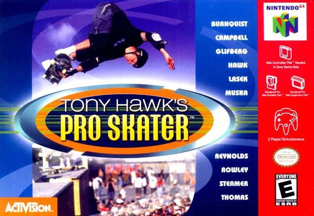 N64 Tony Hawk’s Pro Skater