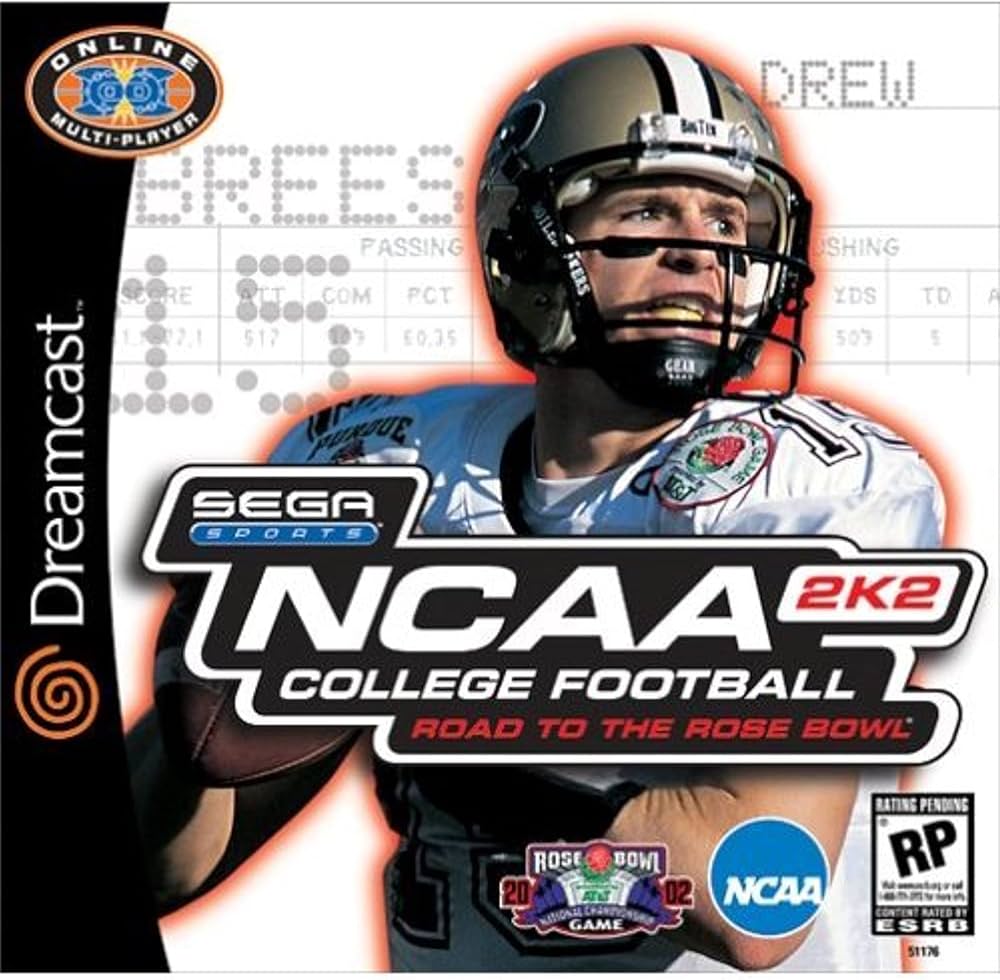 SEGA Dreamcast NCAA College Football 2K2