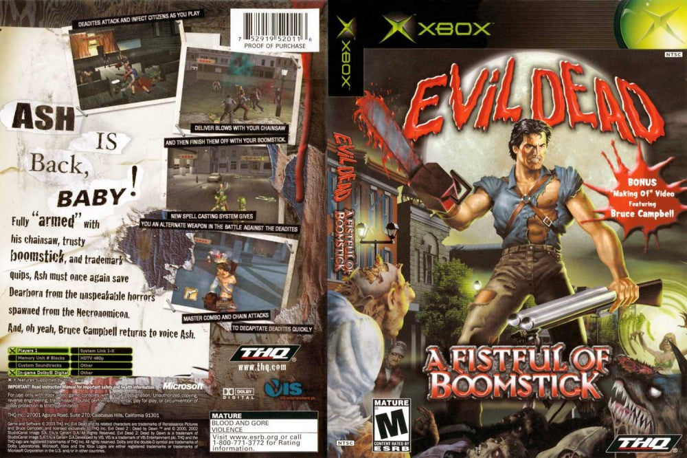 Xbox Evil Dead: A Fistful of Boomstick