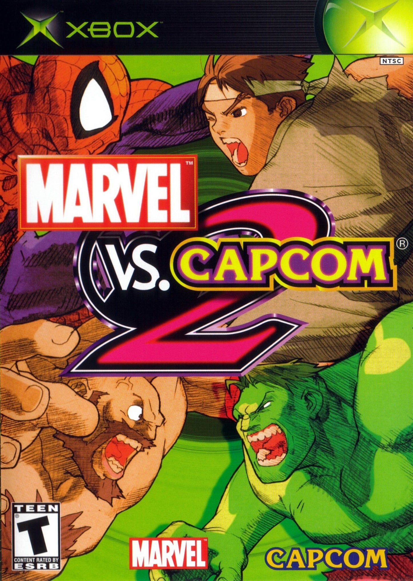 Xbox Marvel vs Capcom 2