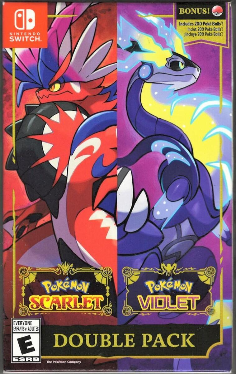 Switch Pokémon Scarlet & Violet Double Pack