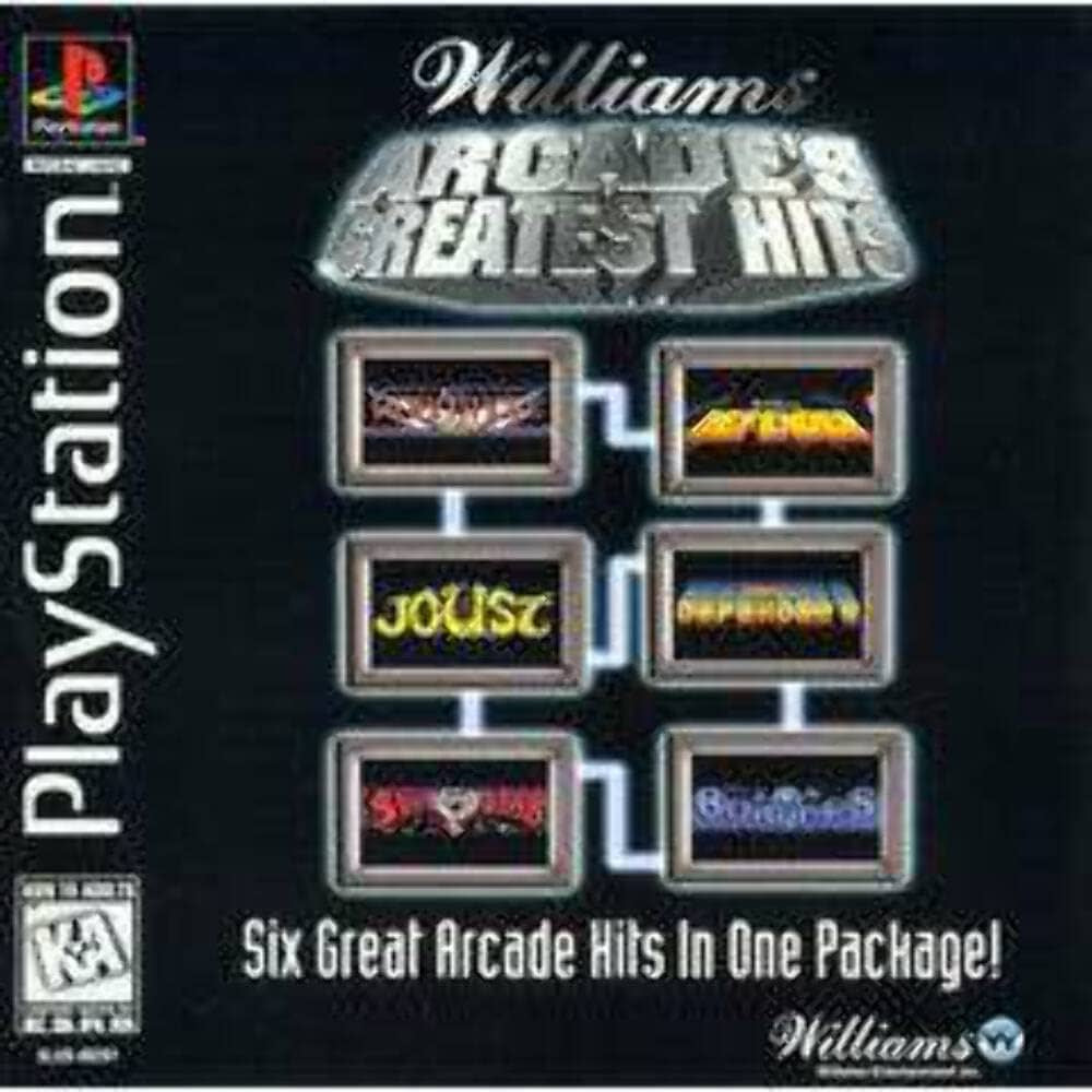 PS1 Williams Arcade’s Greatest Hits