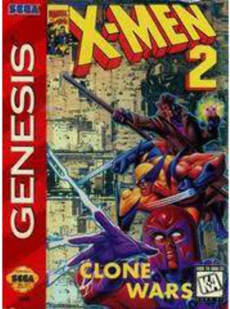 SEGA Genesis X-Men 2 Clone Wars