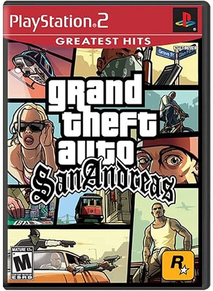 PS2 Grand Theft Auto San Andreas