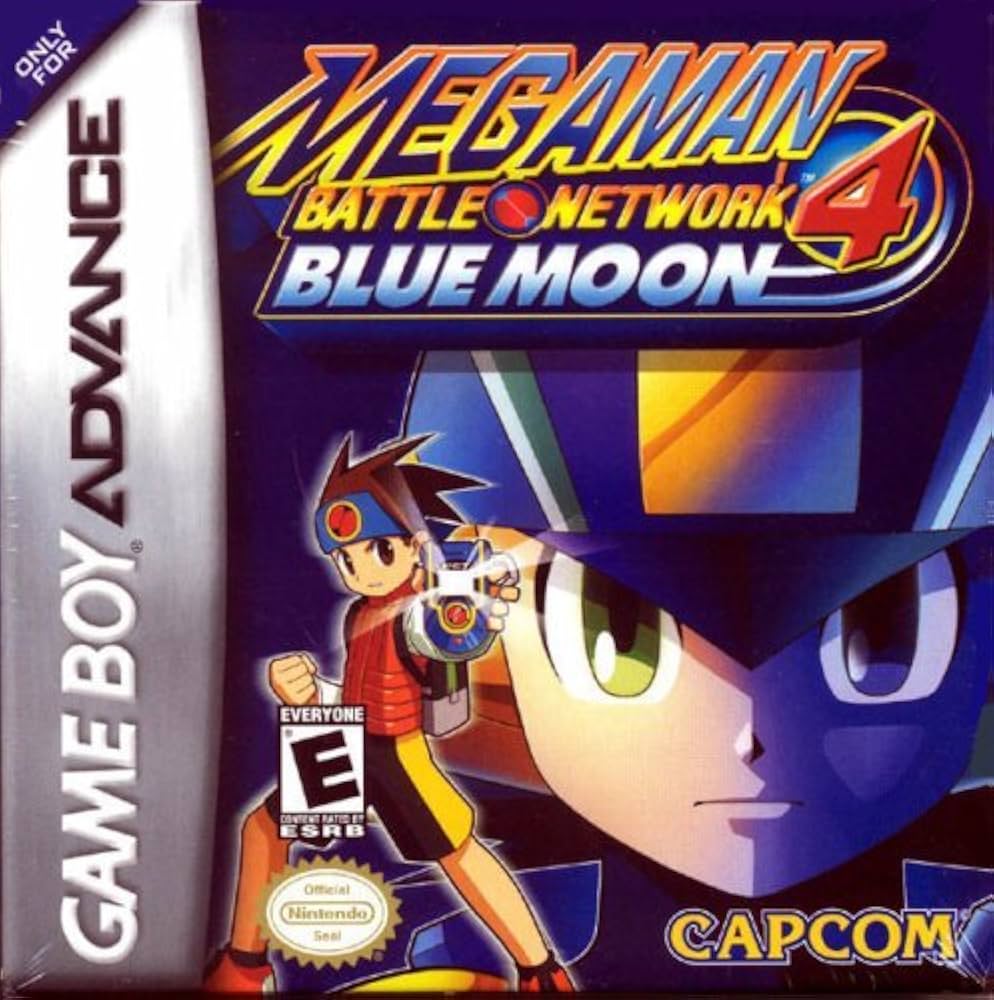 GBA Mega Man Battle Network 4 Blue Moon
