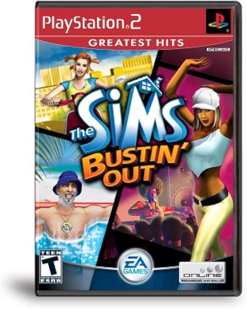 PS2 The Sims: Bustin’ Out