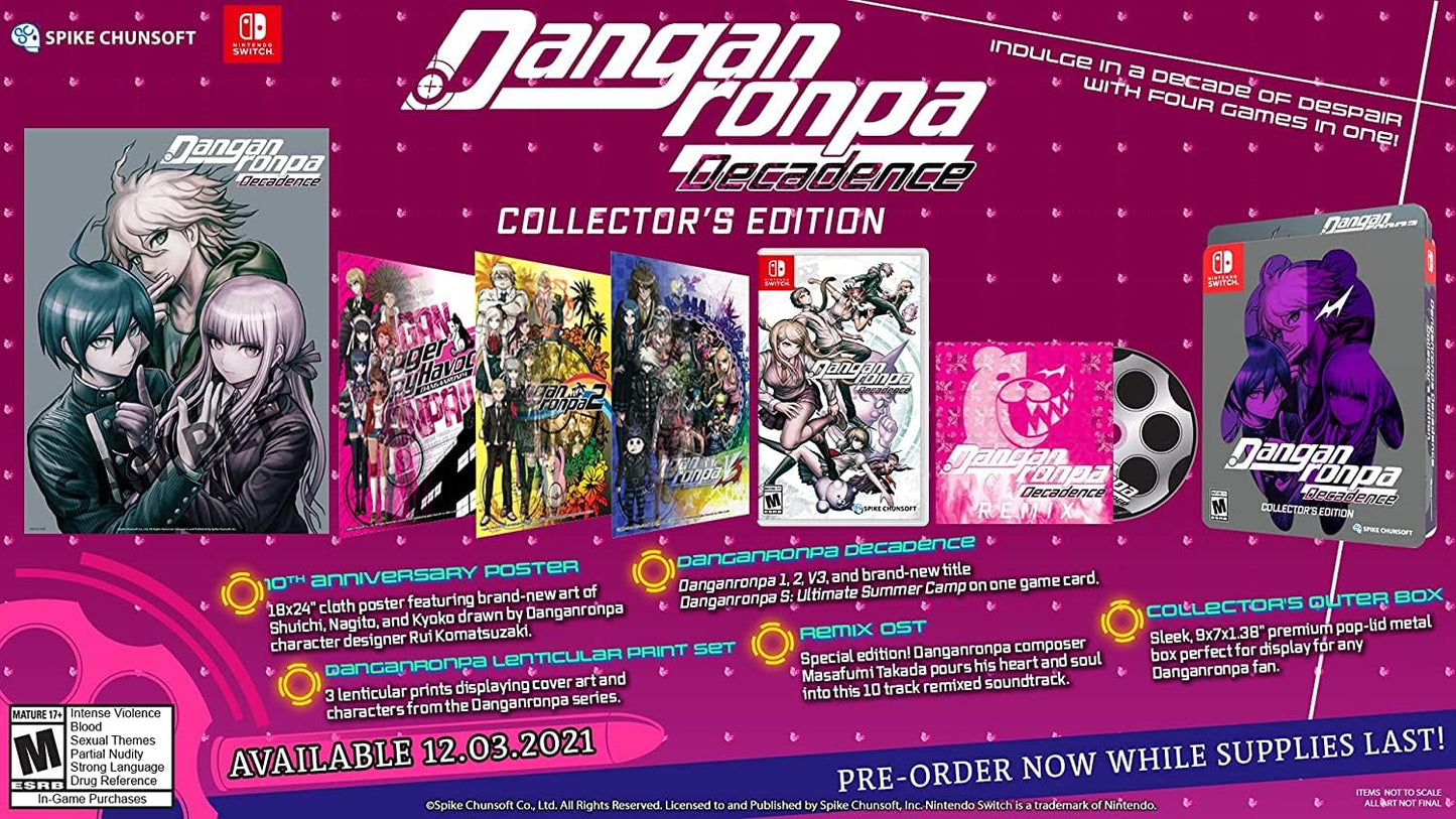 Switch Danganronpa Decadence Collector’s Edition (PAL)