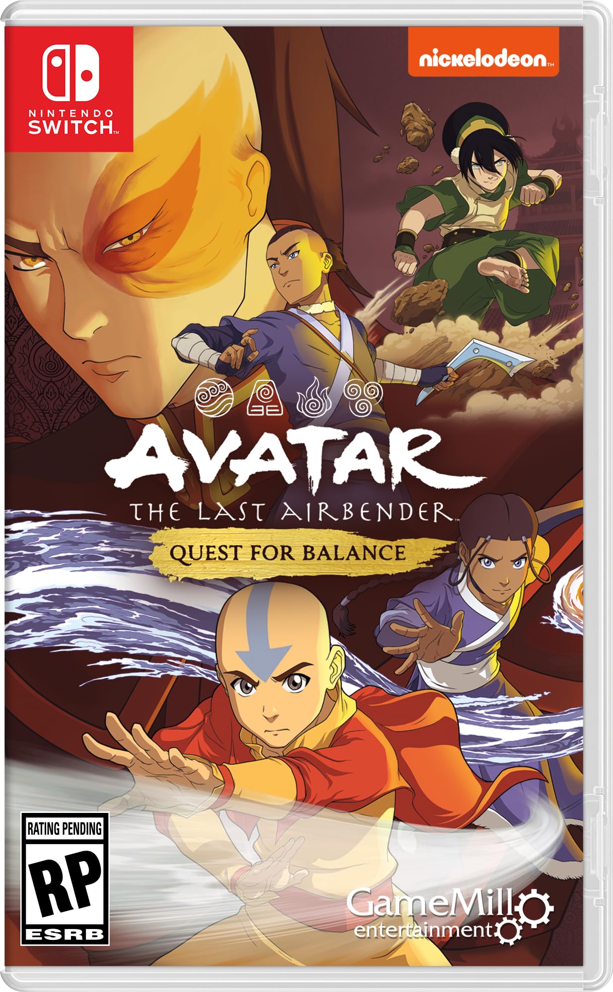 Switch Avatar the Last Airbender: Quest for Balance