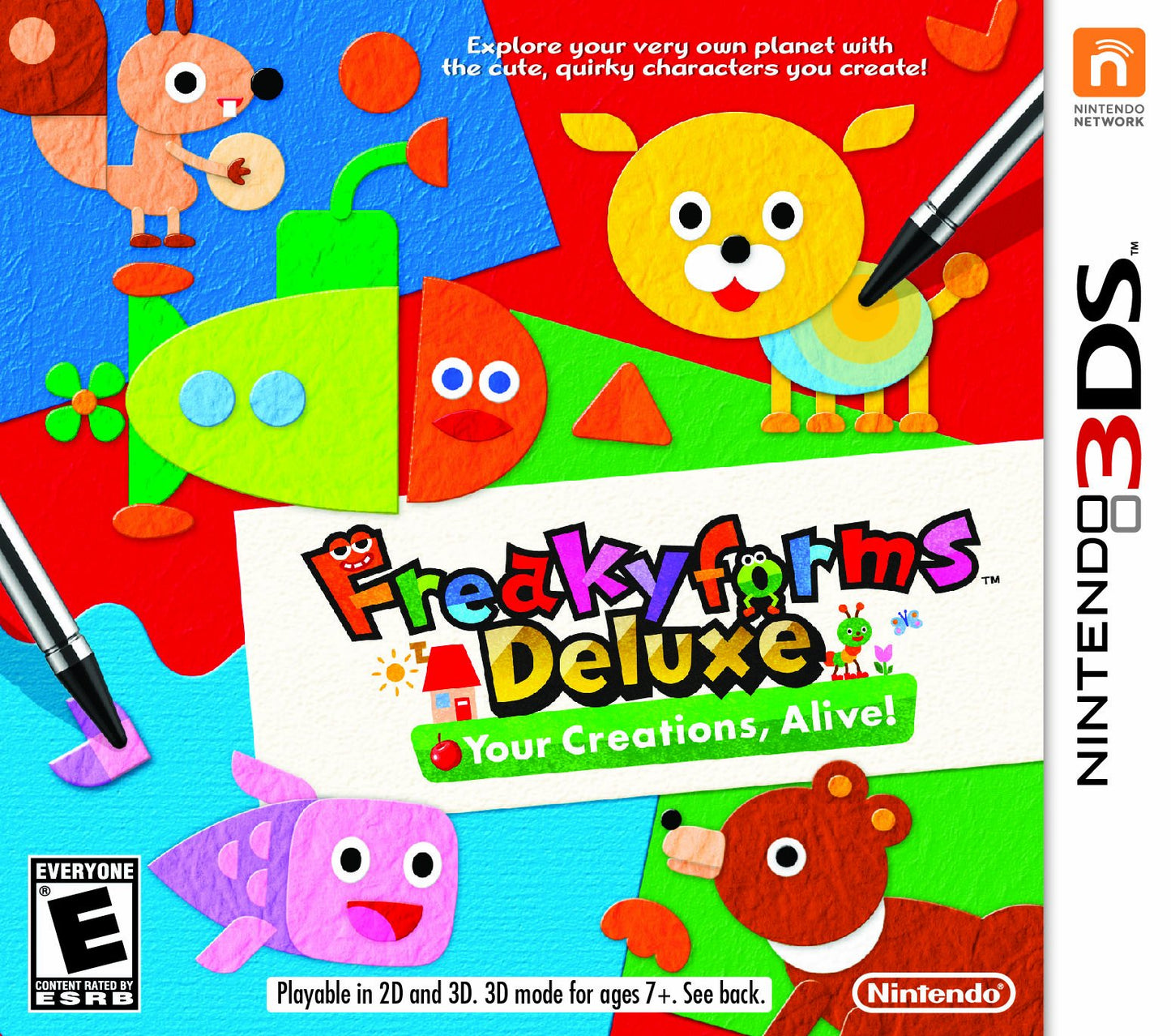 3DS FreakyForms Deluxe: Your Creations, Alive!