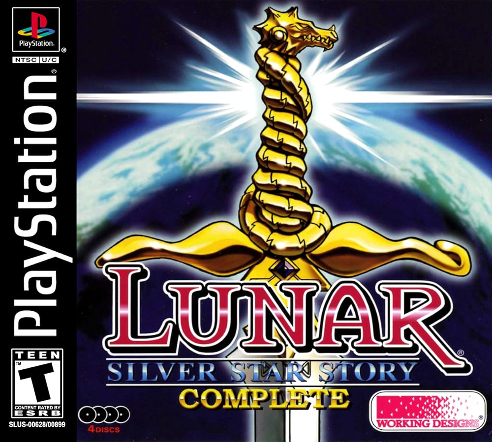 PS1 Lunar: Silver Star Story Complete (4 Discs)