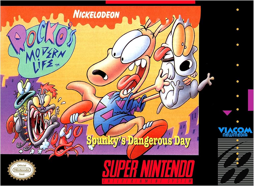 SNES Rocko’s Modern Life: Spunky’s Dangerous Day